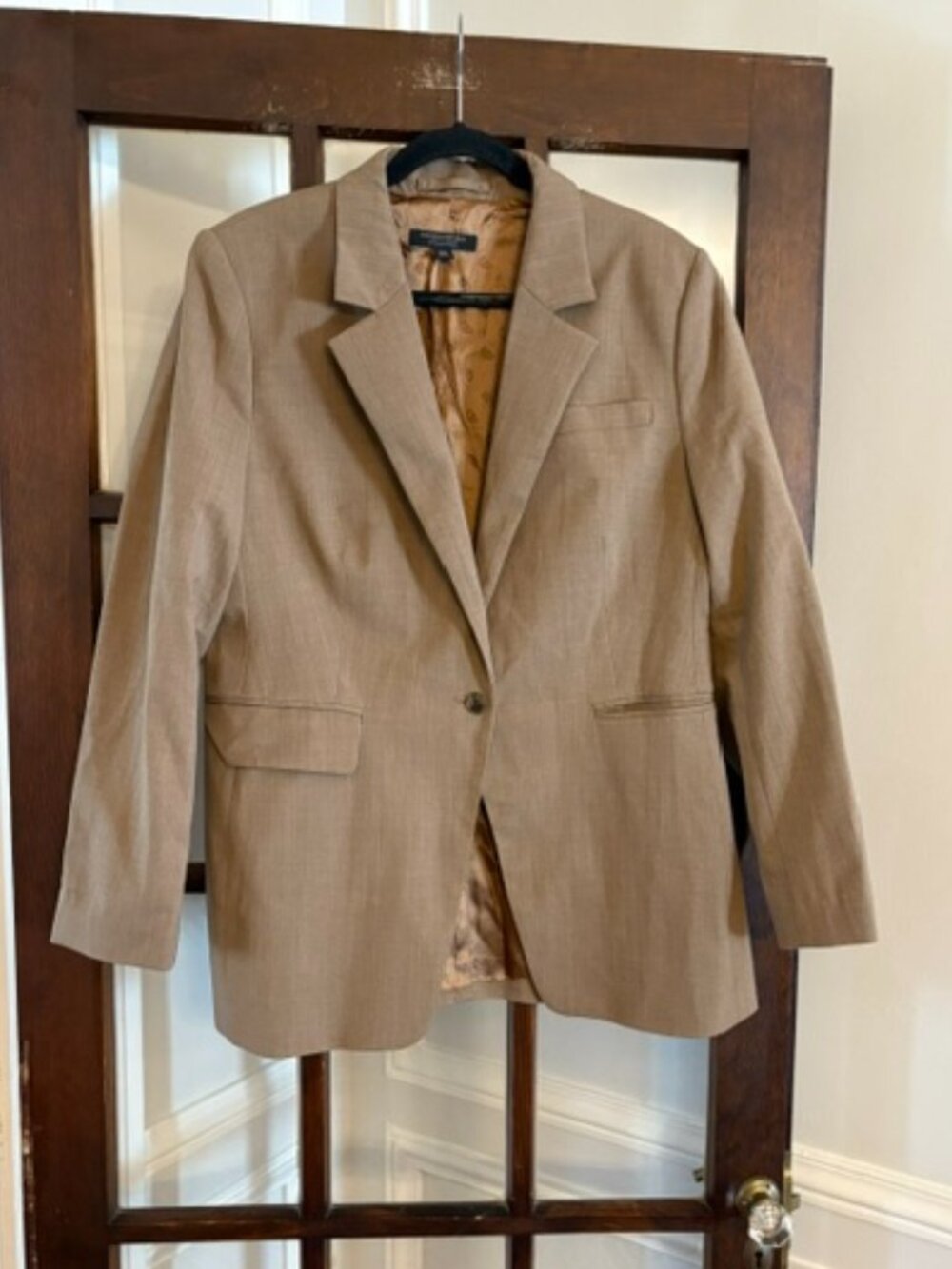 Banana Republic Tan Blazer, Size 14
